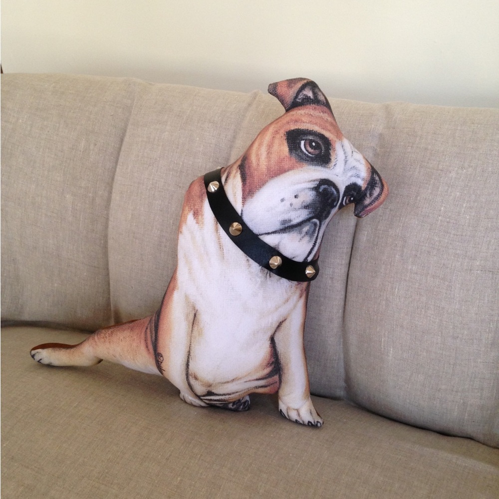 Bulldog Decorative Pillow Brand New!